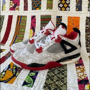 Air Jordan 4 Retro White Laser